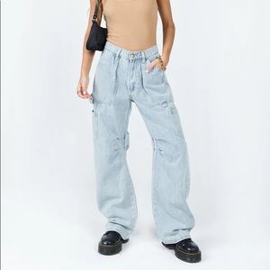 Lioness Miami Vice Pants - Denim Blue - NWT!!!